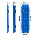X-BULL Recovery tracks Mud Snow / Sand tracks / Grass 4X4 Caravan 2pairs 4WD Gen 3.0 - Blue-7