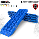 X-BULL Recovery tracks Mud Snow / Sand tracks / Grass 4X4 Caravan 2pcs 4WD Gen 3.0 - Blue-1