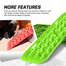 X-BULL Recovery tracks Sand tracks 2pcs Sand / Snow / Mud 10T 4WD Gen 3.0 - Green-3