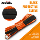X-BULL Dyneema Synthetic Rope Winch Cable SK75 5.5MM x 13M Car Tow Recovery Strap-2
