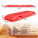 X-BULL Recovery tracks 10T Sand Mud Snow 2 pairs Offroad 4WD 4x4 2pc 91cm Gen 2.0 - red-6