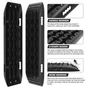 X-BULL Recovery tracks Sand Trucks Offroad With 4PCS Mounting Pins 4WDGen 2.0 - Black-2