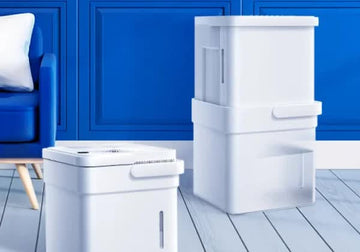 Midea Cube dehumidifier with smart wi-fi, 12L tank for up to 20L per day dehumidification MDDM20 - 0