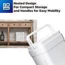 Midea Cube dehumidifier with smart wi-fi, 12L tank for up to 20L per day dehumidification MDDM20-8