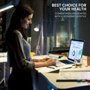 FORTIA 173W x 173W x 75D 3-Motor 120kg Load Adjustable Electric Sit to Stand Up Corner Desk - White/Silver Frame-4