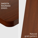 Fortia 120 x 60cm Desktop for Height Adjustable Electric Standing Desk, Walnut Style-4