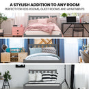 Kingston Slumber King Single Wooden Timber Bed Frame, Grey-2