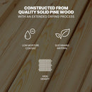 KINGSTON SLUMBER King Single Wooden Timber Bed Frame, Grey-4