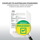 Kingston Slumber Wooden Kids Single Loft Bed Frame - Hiding Space Underneath with Interchangeable Pink and Blue Curtains-8