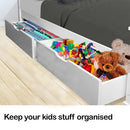 Kingston Slumber Trundle Under Bed Storage Drawers, 2 Pieces, White-5