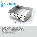 THERMOMATE Electric Griddle Grill BBQ Hot Plate Commercial Stainless Steel-2