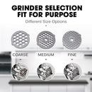 EUROCHEF Electric Meat Grinder, Stainless Steel Mincer Sausage Filler Kibbe Maker, Red-4