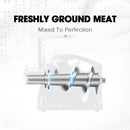 EUROCHEF Electric Meat Grinder, Stainless Steel Mincer Sausage Filler Kibbe Maker, Red-7