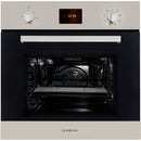 EuroChef 80L Oven Fan Forced Wall Built in Electric Stainless Steel-1