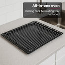 EuroChef 80L Oven Fan Forced Wall Built in Electric Stainless Steel-5