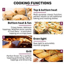 EuroChef 80L Oven Fan Forced Wall Built in Electric Stainless Steel-11