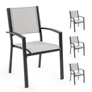 Fortia 4pc Outdoor Dining Chair Set, Furniture for Outside-1