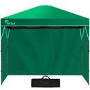 RED TRACK 3.6x2.2m Ultra Compact Folding Gazebo, Walls, Carry bag, Portable Outdoor Popup Marquee for Camping Beach, Green-1