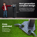 RED TRACK 3.6x2.2m Ultra Compact Folding Gazebo, Walls, Carry bag, Portable Outdoor Popup Marquee for Camping Beach, Green-3