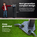 RED TRACK 3x3m Ultra Compact Folding Gazebo, Walls, Carry bag, Portable Outdoor Popup Marquee for Camping Beach, Black-3