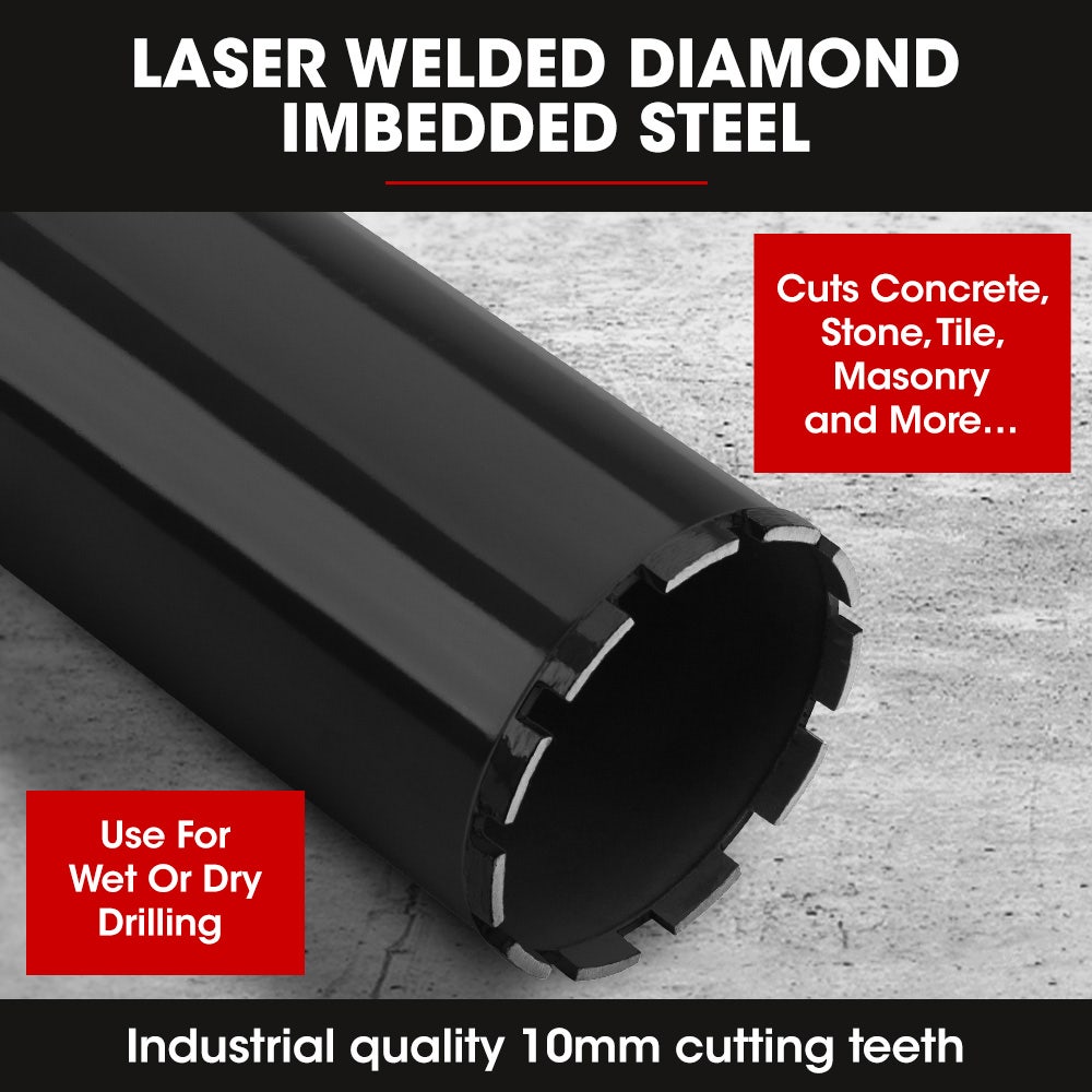 Baumr-AG Diamond Core Drill Bit 127mm Concrete Wet Dry Tile Stone Brick Marble 1-1/4 UNC