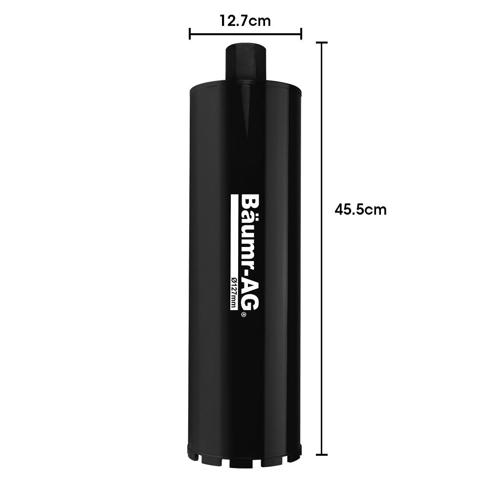 Baumr-AG Diamond Core Drill Bit 127mm Concrete Wet Dry Tile Stone Brick Marble 1-1/4 UNC