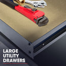 BAUMR-AG Steel Garage Workbench with LED Lights Pegboard Tool Storage Work Bench Workshop Table-5