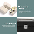 GOMINIMO 3 Slot Watch Display Box PU Leather Black-6