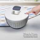 GOMINIMO Multifunctional 6L Grips Press Salad Spinner (White)-5