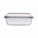 GOMINIMO 10 Pack Rectangular Airtight Food Storage Container Set (Transparent and Black)-7