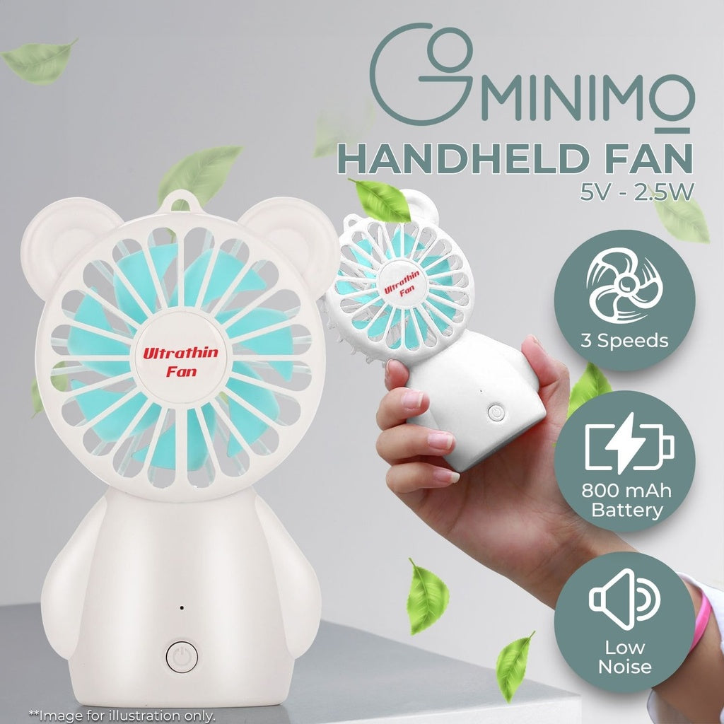 GOMINIMO HandHeld Fan (White) - 0