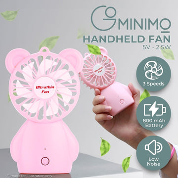 GOMINIMO HandHeld Fan (Pink) - 0