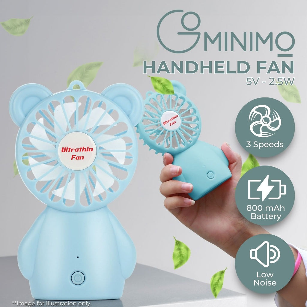 GOMINIMO HandHeld Fan (Blue) - 0