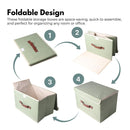 GOMINIMO 3 Pack 24L Foldable Storage Organizers (Green)-7