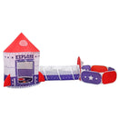 GOMINIMO Kids 3 in 1 Spaceship Tent (Purple and Red)-1