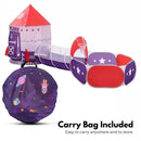 GOMINIMO Kids 3 in 1 Spaceship Tent (Purple and Red)-7