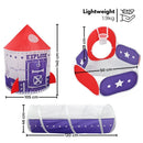 GOMINIMO Kids 3 in 1 Spaceship Tent (Purple and Red)-8