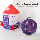 GOMINIMO Kids spaceship Tent (Purple and Red)-7