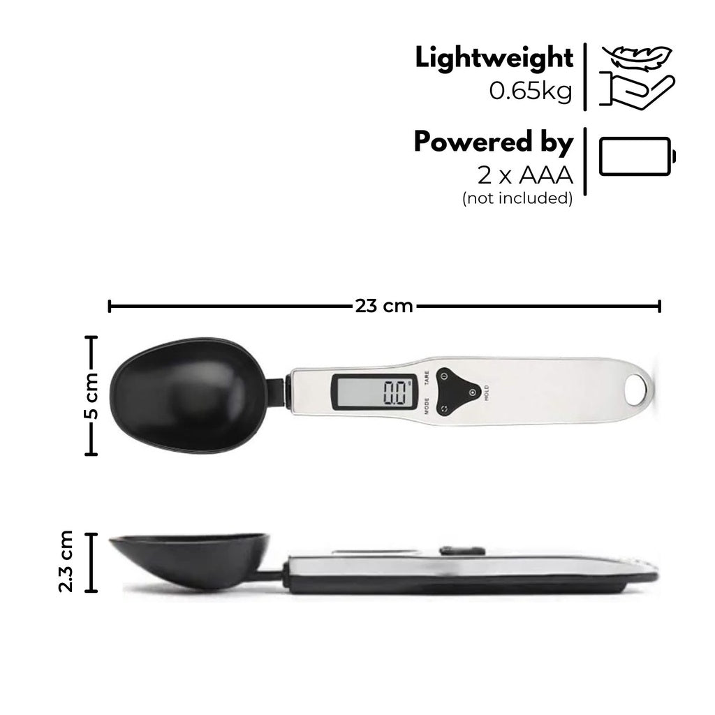 Miraklass 500g Digital LCD Measuring Spoon Kitchen Scale