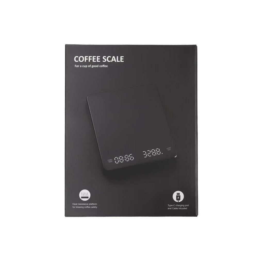 Miraklass 3kg Rechargeable Digital LCD Kitchen Coffee Scale