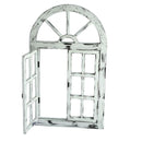 Rustic White Scarlett Window Mirror-1