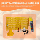 Rooster Farms Electric 112 Egg Incubator + Accessories for Chicken Quail Duck-3