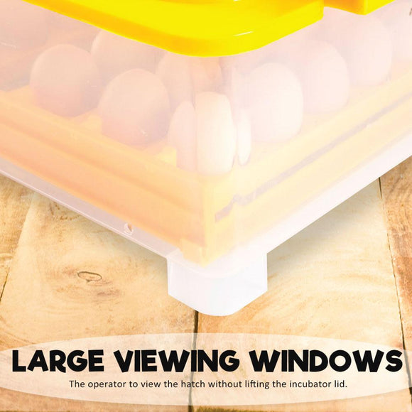 Rooster Farms Electric 112 Egg Incubator + Accessories for Chicken Quail Duck