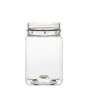 10x 500g Plastic Honey Jars + Lids - Square Clear Food Grade Packaging Containers-4