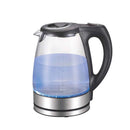 Kitchee 1.7L Glass Electric Kettle LED Light Cordless 360 Water Boiling Jug-1