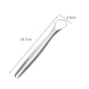 Stainless Steel Tongue Scraper Cleaner Oral Hygiene Reduce Bad Breath Metal Tool-3