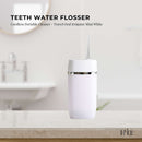Mini Water Flosser Rechargeable Cordless Cleaner - Travel Oral Irrigator White-2