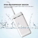 Mini Water Flosser Rechargeable Cordless Cleaner - Travel Oral Irrigator White-8