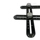 6 Fold Alloy Multiple Angle Ruler - Layout Measuring Template Tool-3