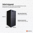 Parcel Delivery Drop Box Mailbox - Home Package Post Locker 41.5x38.5x102.5cm-3